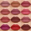 BINGBRUSH Colors Liquid Matte Lipstick and Lipliner Pack Set, Lip Tint Long Lasting 24 Hour Waterproof Velvet Nonstick Cup Lipgloss Lip Stain Pigmented Lip Makeup Gift Sets (1Pc 07#)