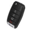 ANGLEWIDE Car Key Fob Keyless Entry Remote Replacement for 14-15 for Kia for Optima (FCC NYODD4TX1306-TFL) 4 Buttons 1pad