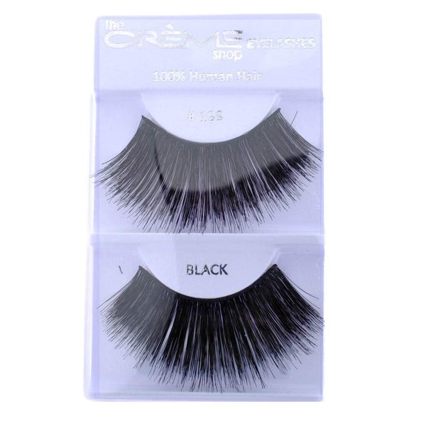 6 Pairs Crème 100% Human Hair Natural False Eyelash Extensions #199