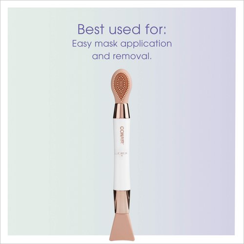 True Glow by Conair Silicone Face Mask Applicator and Remover, All-in-One Tool Blends, Applies and Removes Facial Masks with Gentle Exfoliation