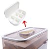 AnRui 3-Tier Medicine Storage Box, Emergencies First Aid Kit Container, Portable Plastic Medicine Storage Organizer Holder Multipurpose Box with Handle for Home, Travel, Camping, School (Beige Brown)