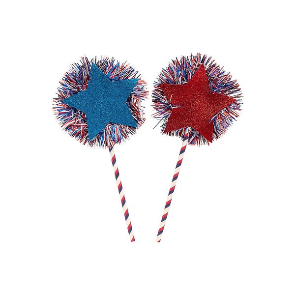 Patriotic Firecracker Wand Craft Kit, Makes 12