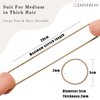 JASVERLIN 2mm Light Blonde Elastics Hair Ties, Thin Ponytail Holder Hairtie for Women Girls Kids Fine to Medium Hair, No Pull No Damage Stretchy Rubber Band Hair Accessories 80 Pcs (Light Blonde)