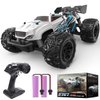 DEERC RC Car, Remote Control Car W/ 2 Batteries for 40 Min Play, All-Terrain Monster Truck 2.4GHz Rock Crawler Toy Gift for Boys Girls Kids Beginners