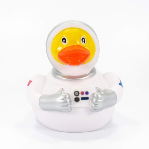 Yarto Famous & Historical Rubber Duck Bath Toys | Educational | Child Safe | Tested for Ages 0+ | Collectable | Party Favors | Cake Toppers (Astronaut)