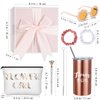 10 Pcs Flower Girl Gifts Set Flower Girl 14oz Tumbler Canvas Bag Satin Scrunchies Kimono Robe Proposal Gift Box Sunglasses Diamond Pen Card Envelope Flower Girl Basket Gifts for Wedding Party (Size 6)