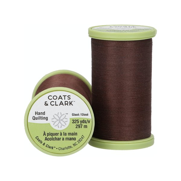 Coats Thread & Zippers Dual Duty Plus Hand Quilting Thread, 325-Yard, Chona Brown