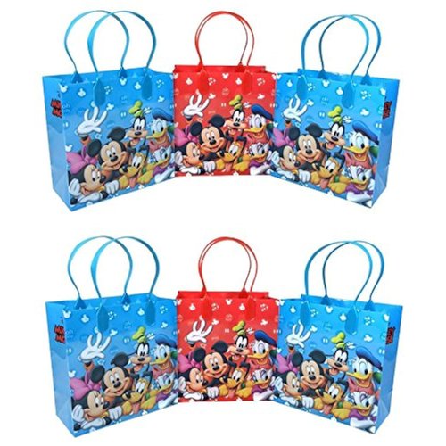 Mickey & Minnie Mouse & Friends Goodie/Favor/Gift Bags for Kids 24pc