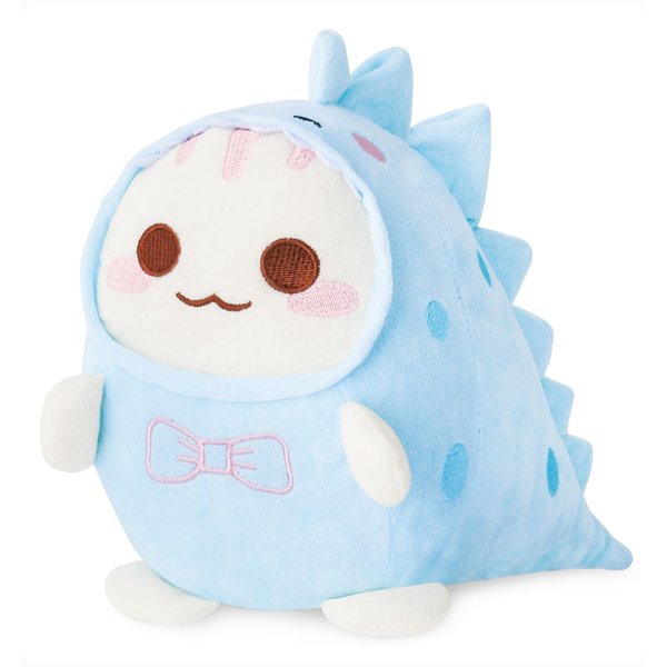 Cat Dinosaur Plush Pillow 8" Dinosaur Stuffed Animal, Soft Kawaii Cat Plushie with Dinosaur Plush Christmas Valentine's Birthday Gift for Kids