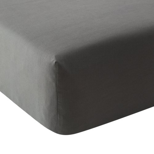 AYASW Fitted Sheet Only Queen Size Deep Pocket Soft Fitted Bottom Sheet 1800 Brushed Microfiber Fits 16" Wrinkle, Fade Resistant Easy Care Grey