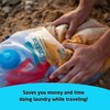 Scrubba Waterclear Wash & Dry Kit – Portable Hand Washing System – Lightweight for Travel, Camping & Hotels – Includes Quick-Dry Towel, Clothesline & Hangers – Eco-Friendly Travel Laundry Essentials