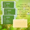 Vitabath Original Spring Green Moisturizing Gelee Bar Soap All Over Gentle Foaming Cleanser & Hydrating Solid Body Wash - Nourish & Rejuvenate All Skin Types Women & Men - 8oz (Pack of 3)