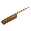 Fine Tooth Comb,New Star Anti-Static Green Sandalwood Comb Rat Tail Comb with Thin and Long Handle
