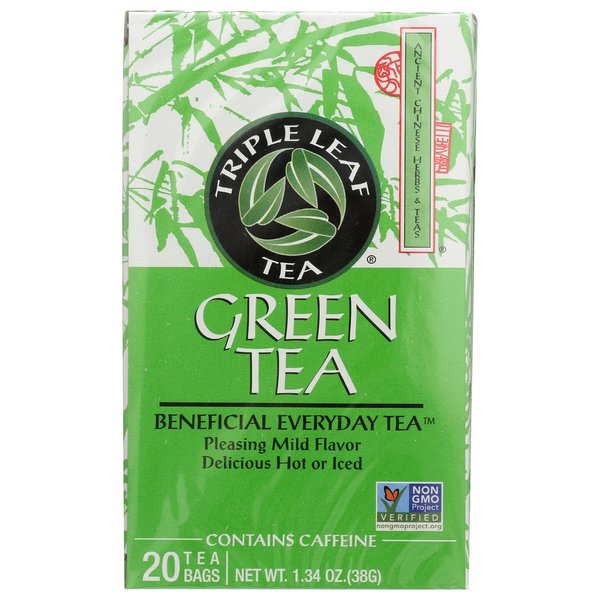 TRIPLE LEAF Green Premium Tea Bags, 20 CT