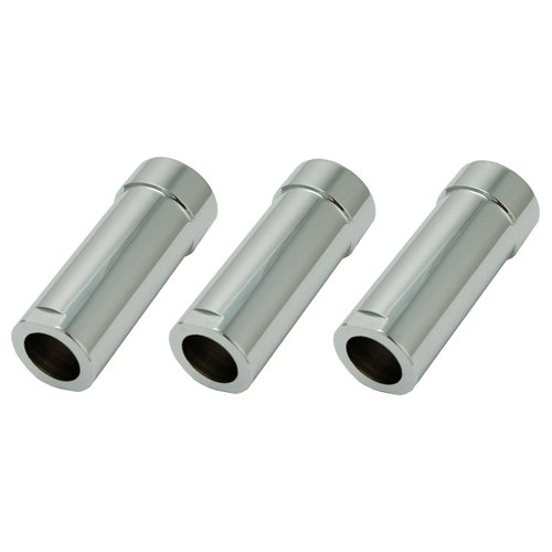 Shower Faucet Sleeves (3 Pieces) Fit Delta or Peerless 2- Or 3-handle Shower Valve, Chrome Plated - By PlumbUSA