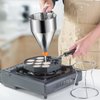 Choxila 40oz Pancake Batter Dispenser, Stainless Steel 4 Caliber Funnel Cake Dispenser with Stand Great for Pancakes, Cupcakes and Baked Goods