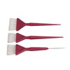 3Pcs Hair Coloring Brush, Hair Bleach Tinting Brush, Hair Color Brush Non Slip Handle Comfortable Hand Feeling Hair Tint Dye Brush Hair Dye Tools for Salon Home