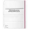 StoreSMART - Zipper Binder Page for 8" Double Pointed Knitting Needles, Holds 4 Sets - 10-Pack - DP600-4-10pack