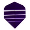 3 Sets #3159 AmeriThon Purple/Clear Bands Dart Flights