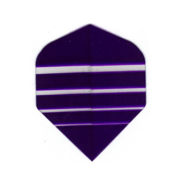 3 Sets #3159 AmeriThon Purple/Clear Bands Dart Flights