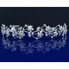 Silver Bridal Tiara Prom Crystal Rhinestone Flower Wedding Party Accessory T2