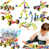 Yumiga STEM Building Toys for 3 4 5 6 7 8 Year Old Boys Girls, 125 Pcs Building Blocks Educational STEM Kit Learning Creative Toys for 3-5 4-8 5-7 6-8 Kids, Christmas Birthday Gifts for Kids