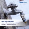 Freeze Miser 2 Pack - Outdoor Faucet Freeze Protection | Durable Replacement for Faucet Covers for Winter - Freeze Proof Outdoor Faucet Protector - Low Maintenance & Easy to Install - Saves Water
