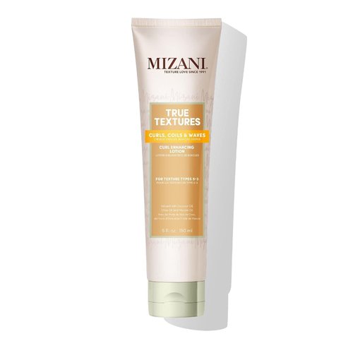 Mizani True Textures Curl Defining Lotion | Moisturizes and Smooths Hair for Soft and Crunch Free Curls | Curl Enhancing Lotion | Formulated with Coconut Oil | For Texture Types 5-3 | 5 fl oz