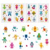 24 Sheets Robot Temporary Tattoos, Birthday Decorations Robot Party Favors