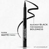 Line Styler Pen – Smudge Proof & Waterproof Blackest Black Liquid Eyeliner Pen w/Flexible Felt Tip - Long Lasting Sharp Line Eyeliner Pen Safe For Sensitive Eyes – Blackest Eyeliner
