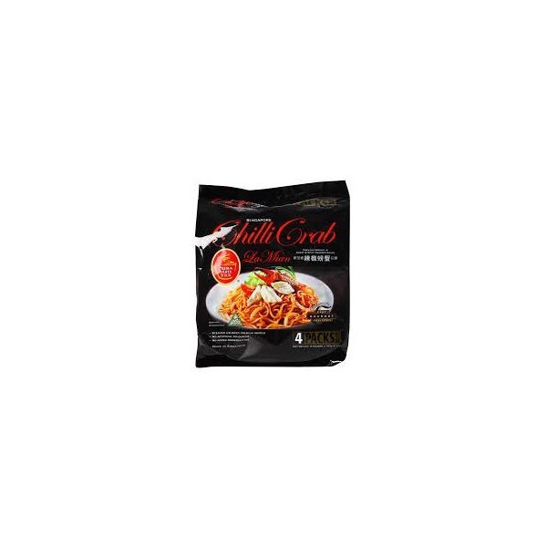 Prima Taste Singapore Chilli Crab Lamian Noodles, Pack of 4