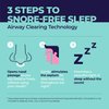 Silent Snooz Nasal Dilator Anti-Snore Device - Reusable Lavender Scented Nose Vent Designed to Stop Snoring (30 Uses)