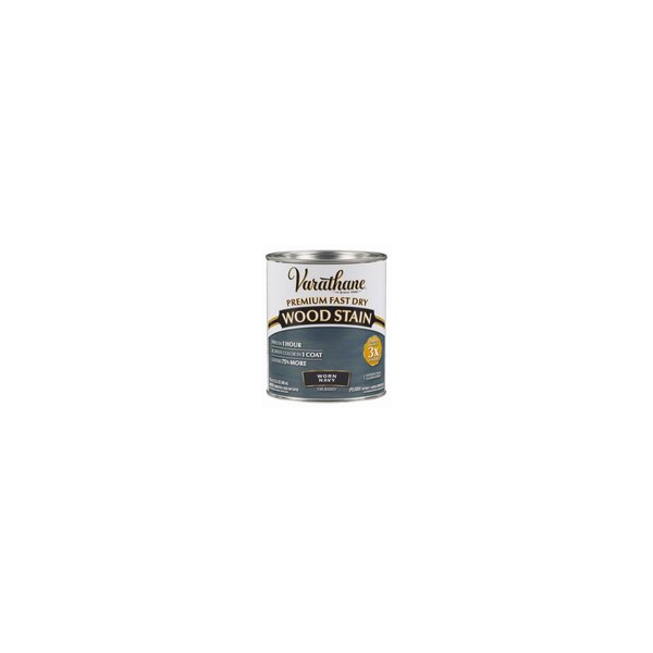 Varathane Premium Fast Dry Semi-Transparent Worn Navy Wood Stain 1 qt.