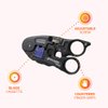 Paladin Tools PA1119 UTP/COAX Cable Stripper & Cutter - RG6, RG6 Quad, RG59 Coax, CAT5, CAT5E, CAT6, UTP/STP (2023 Model)