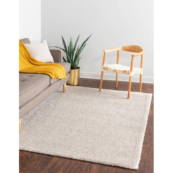 Unique Loom Solo Collection Area Rug - Calabasas (2' 2" x 3' 1" Rectangle, Ivory)