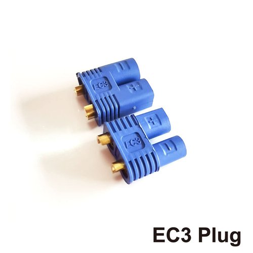 skrnrhrery Ec3 Connector ,5 Pairs Ec3 Plugs Suitable for Rc Esc Lipo Battery Equipment Motor 3.5mm Ec3 Banana Plug Battery Male and Female Plug High Current 100a Power Battery Can Be Welded