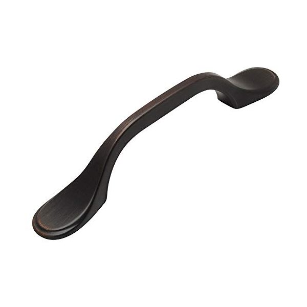 Cosmas 10 Pack 9533ORB Oil Rubbed Bronze Cabinet Hardware Footed Handle Pull - 3" Inch (76mm) Hole Centers