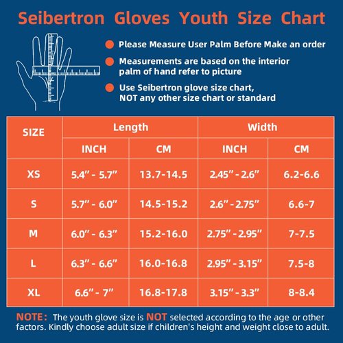 Seibertron Pro 3.0 Twelve Constellations Elite Ultra-Stick Sports Receiver Glove Football Gloves Youth Black XS