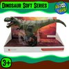 Tyrannosaurus Rex Green Soft Dinosaur Toy Figure for Kids - Realistic Dinosaur with Safe, Soft Material - Educational and Fun Prehistoric Play for Boys and Girls