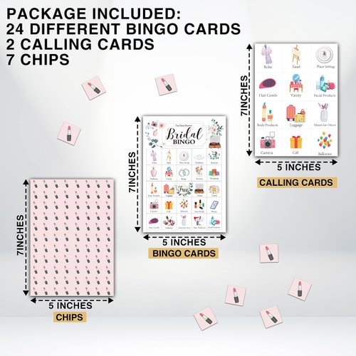 Tea Party Bridal Shower Games, Tea Party Bingo Game, Tea Party Decorations, Tea Party Favors, 24 Players Bingo Games for Bridal Shower, Bachelorette Party, Wedding Engagement Party (A05)