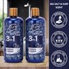 Men's Body Wash, Shampoo Conditioner Combo. Best 3 in 1 Shower Wash for Men Body, Hair & Face Wash. All in 1 Mens Shower Gel Keeps You Fresh All Day! Paraben Sulfate Free Shampoo for Men 2 Pack.