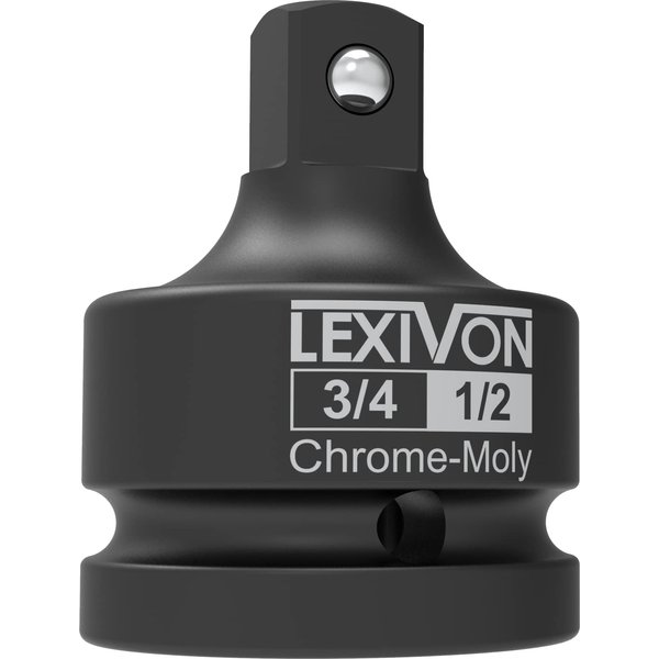 LEXIVON 3/4-Inch Impact Socket Adapter, 3/4" Female x 1/2" Male Reducer | Chrome-Molybdenum alloy steel = Fully Impact Rated (LX-402)