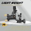 Rotary Tattoo Machine Kit, ATOMUS Tattoo Motor Gun with Power Supply Foot Pedal Clip Cord Handle Grip 3RL 7M1 Cartridge Needles Grommets Tattoo Liner Shader Kit