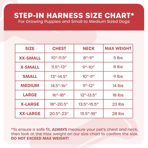 Downtown Pet Supply Step in Dog Harness for Small Dogs No Pull, Large, Purple - Adjustable Harness with Padded Mesh Fabric and Reflective Trim - Buckle Strap Harness for Dogs