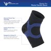 Wanderlust Plantar Fasciitis Sleeves - Open Toe Compression Socks With KT Tape