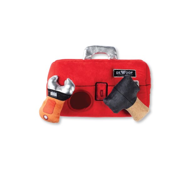 Fringe Studio Plush Dog Toy, My Tools, My Rules, Hide & Seek Interactive Pet Toy, Pet Shop Collection (289229)