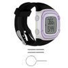 Muovrto Watch Band for Garmin Forerunner 10, Unisex Silicone Replacement Band Watch Strap Sport Watchband for Garmin Forerunner 15