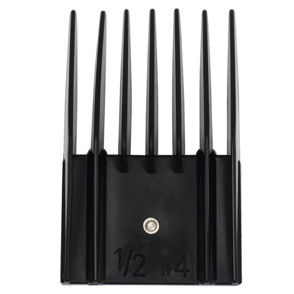 Professional A5 Style Animal Hair Clipper Attachment Guard Guide Cutting Combs 76926-900, Compatible with Oster Classic 76 A5 Andis AG BG Wahl KM Pet Groomers (Black, #4-1/2")
