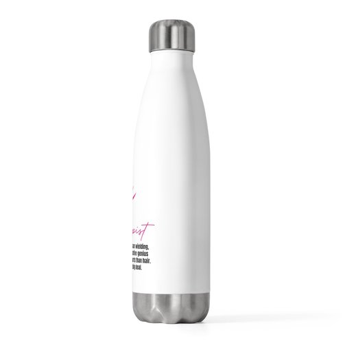 Teegarb Letter Blanket Hilarious Hairapist Meaning Description Hairstyling Stylist Humorous Hairdressing Haircutting Fashion Salon 20oz Insulated Bottle 20oz