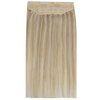 Fshine Hair Extensions Human Hair Honey Blonde Highlighted Platinum Blonde 12 Inch Remy Hair Extensions Wire Hair Extensions Invisible Hairpieces Secret Fish Extensions 70g